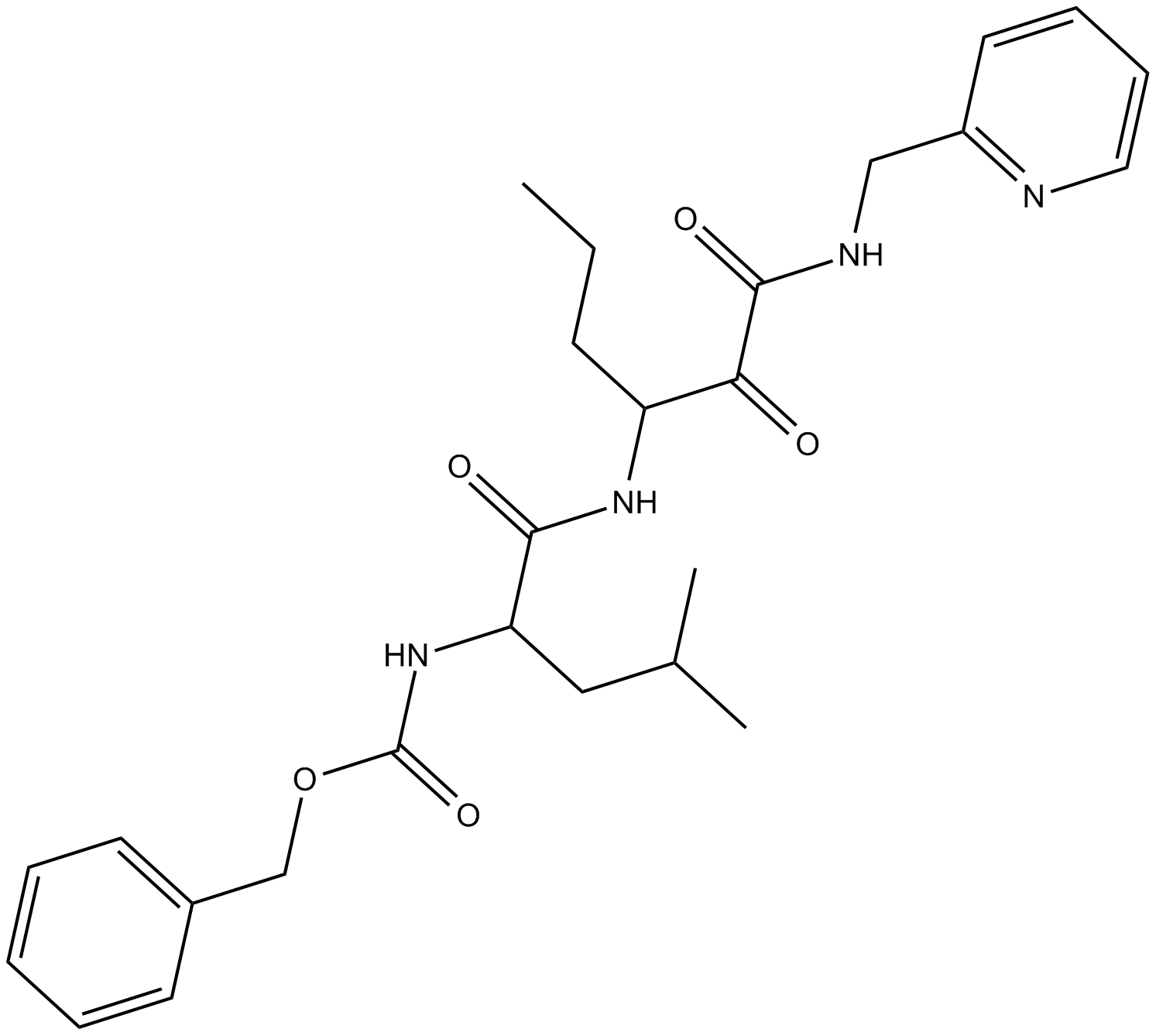 Calpain Inhibitor XII Chemical Structure