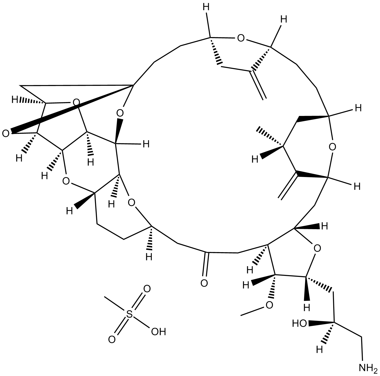 Eribulin mesylate Chemical Structure