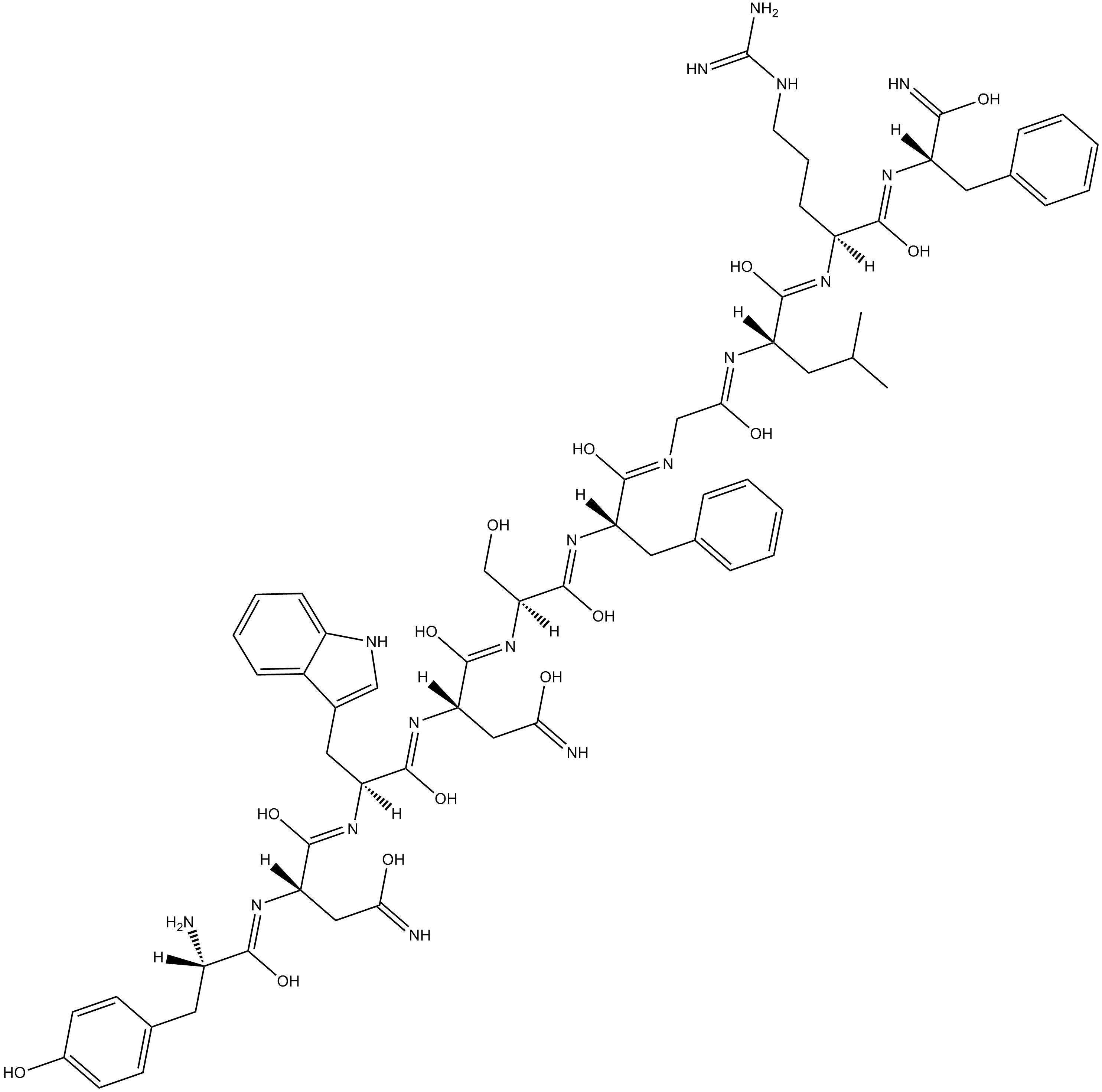 Kisspeptin 10 (human) Chemical Structure