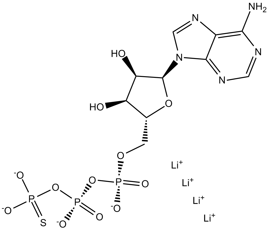 ATPγS tetralithium salt Chemical Structure