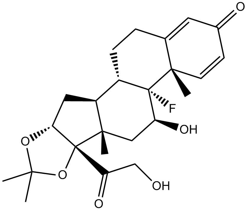 Triamcinolone Acetonide Chemical Structure