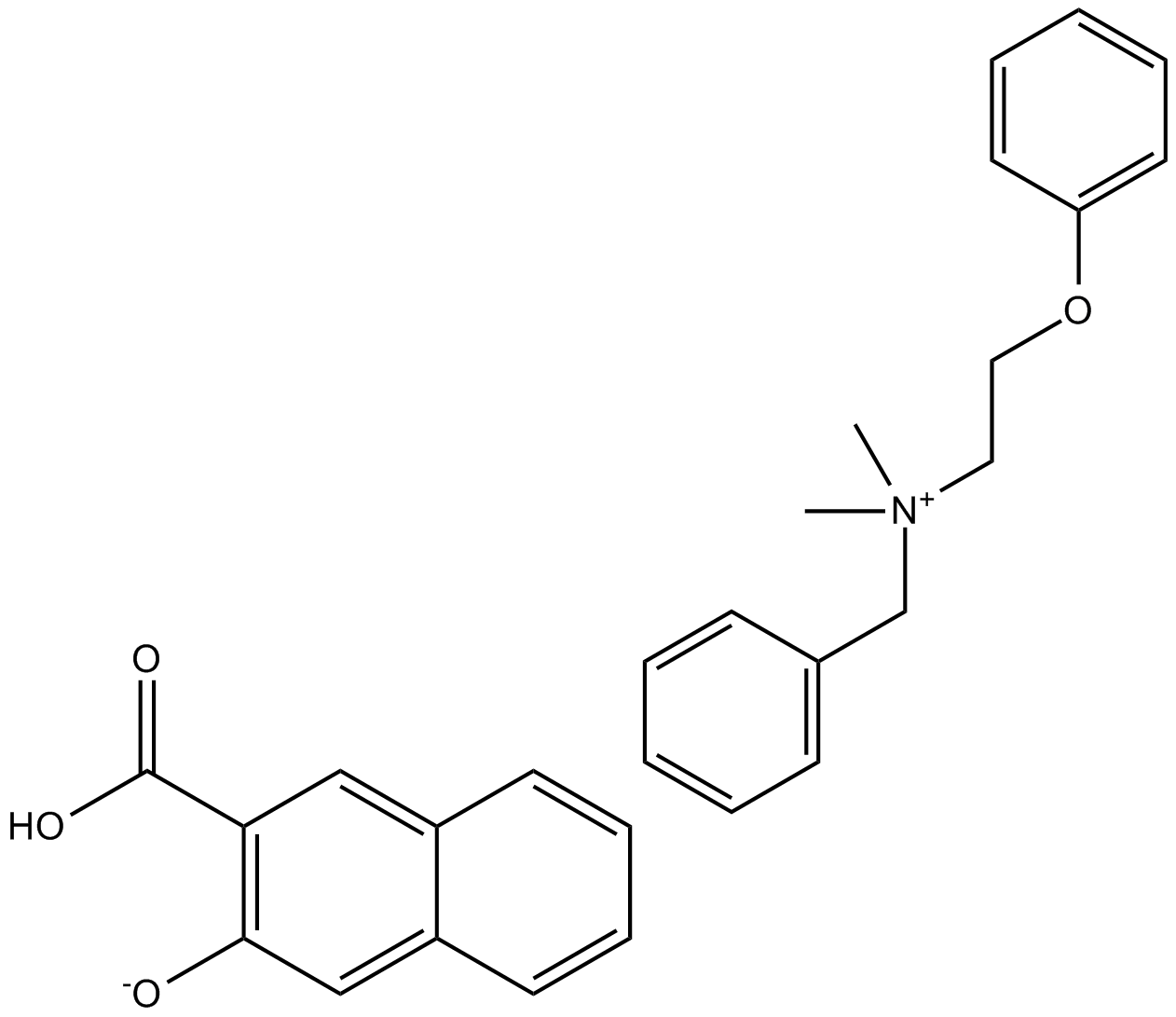Bephenium Hydroxynaphthoate Chemical Structure