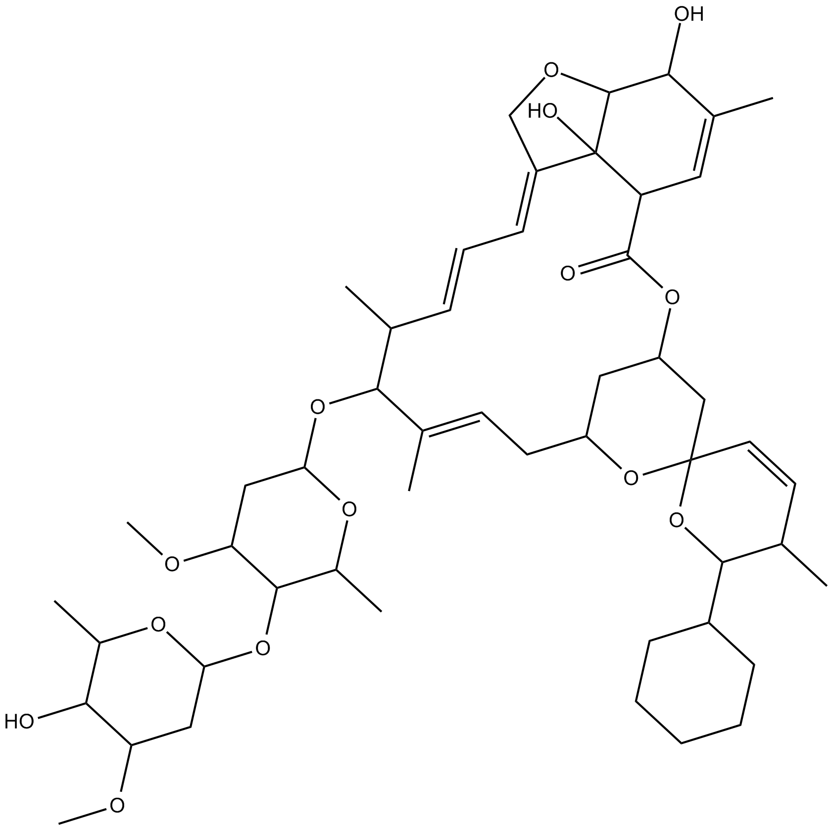 Doramectin Chemical Structure