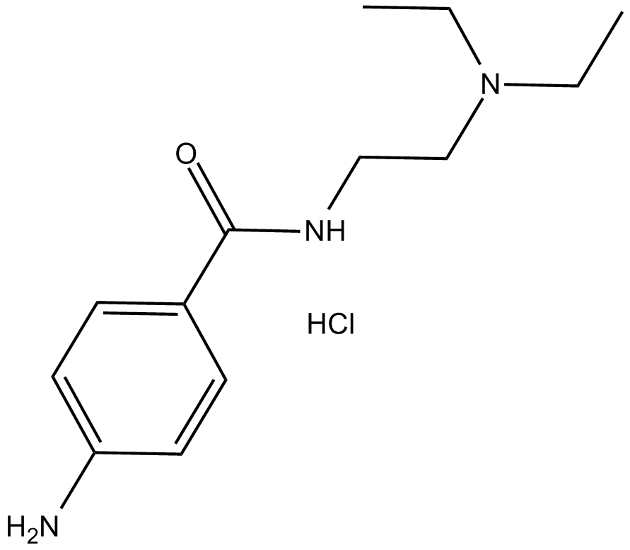 Procainamide HCl Chemical Structure