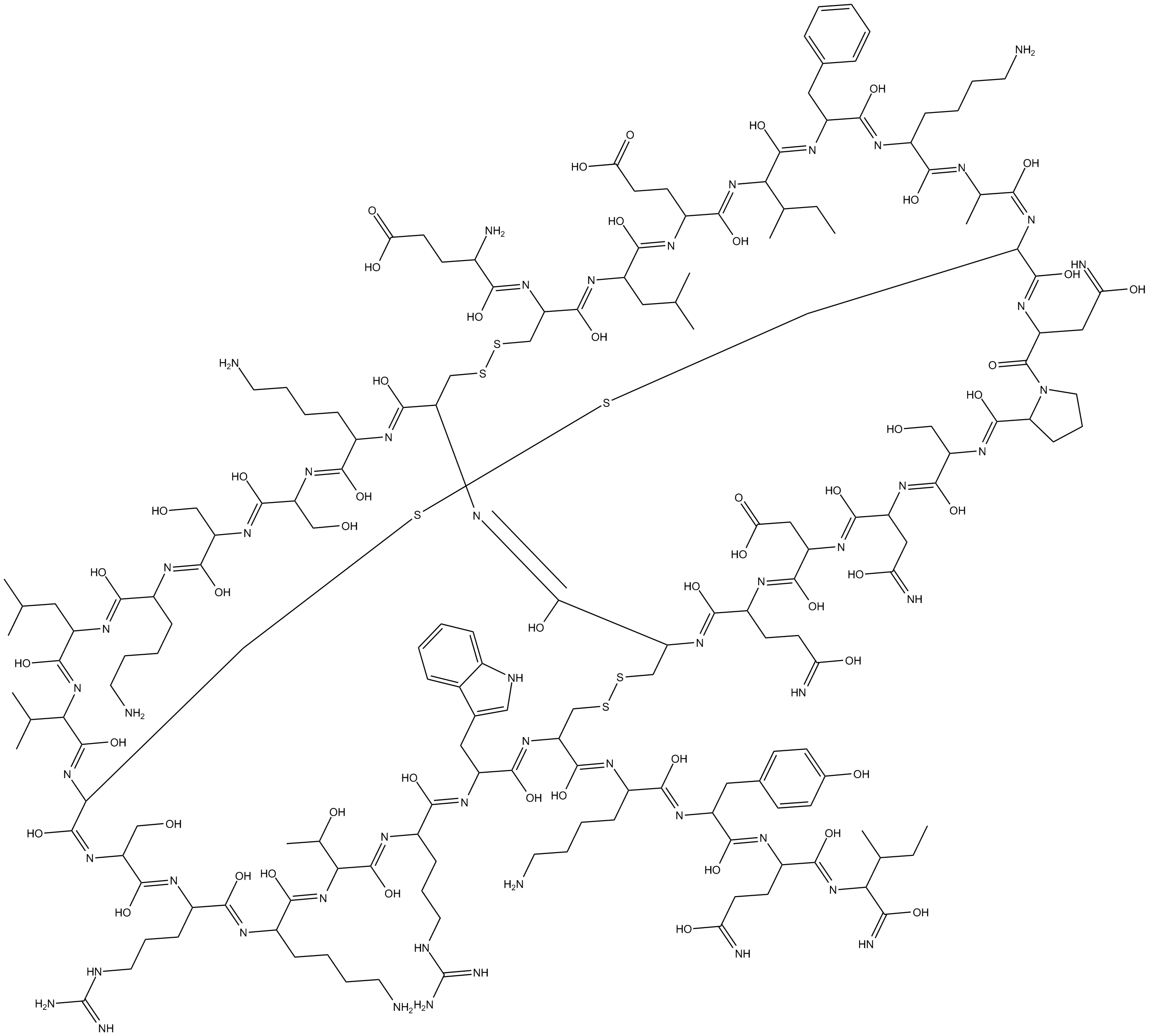 Huwentoxin IV Chemical Structure