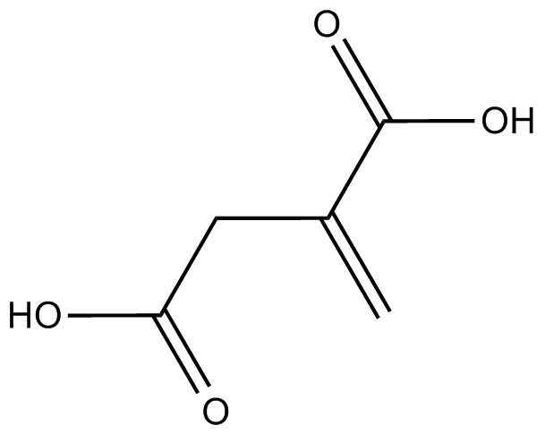 Itaconic acid Chemical Structure