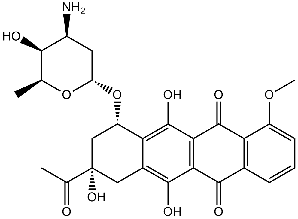 Daunorubicin Chemical Structure