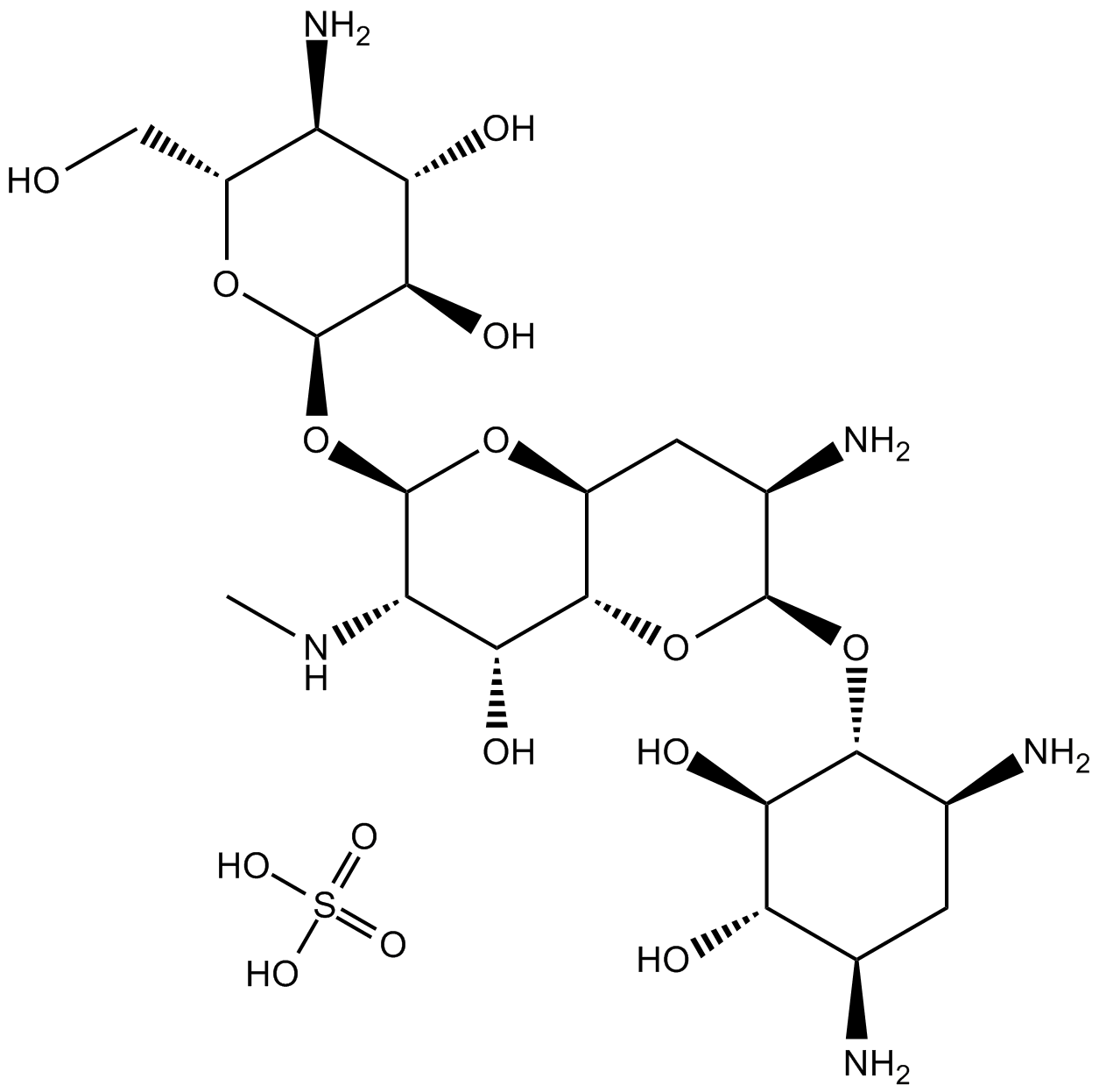 Apramycin Sulfate Chemical Structure