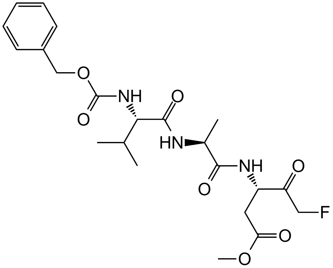 Z-VAD-FMK Chemical Structure