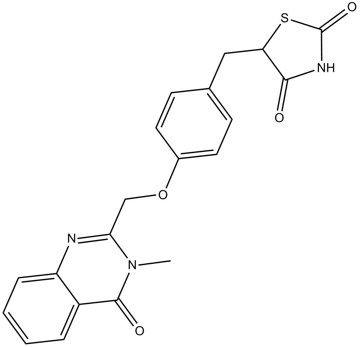 Balaglitazone Chemical Structure