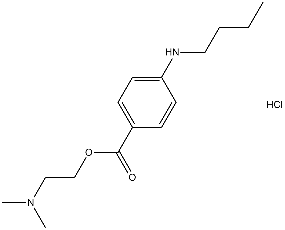 Tetracaine HCl Chemical Structure