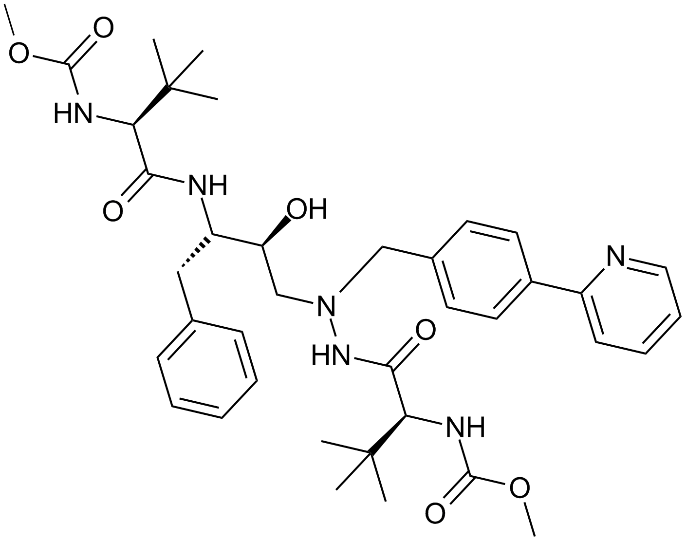Atazanavir Chemical Structure
