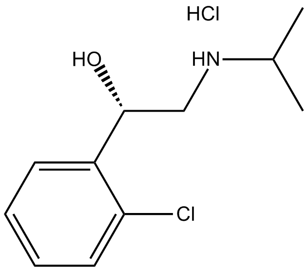 Clorprenaline HCL Chemical Structure