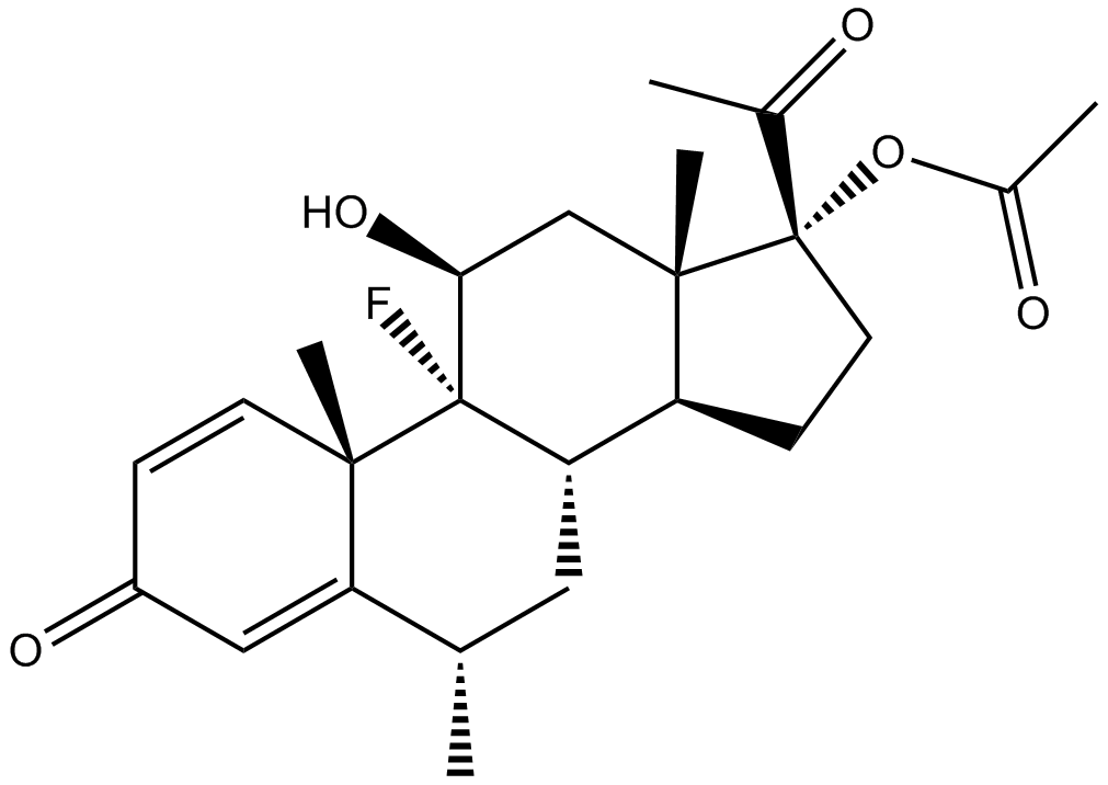 Fluorometholone Acetate Chemical Structure