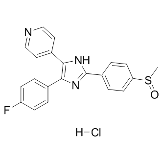 SB 203580 hydrochloride Chemical Structure