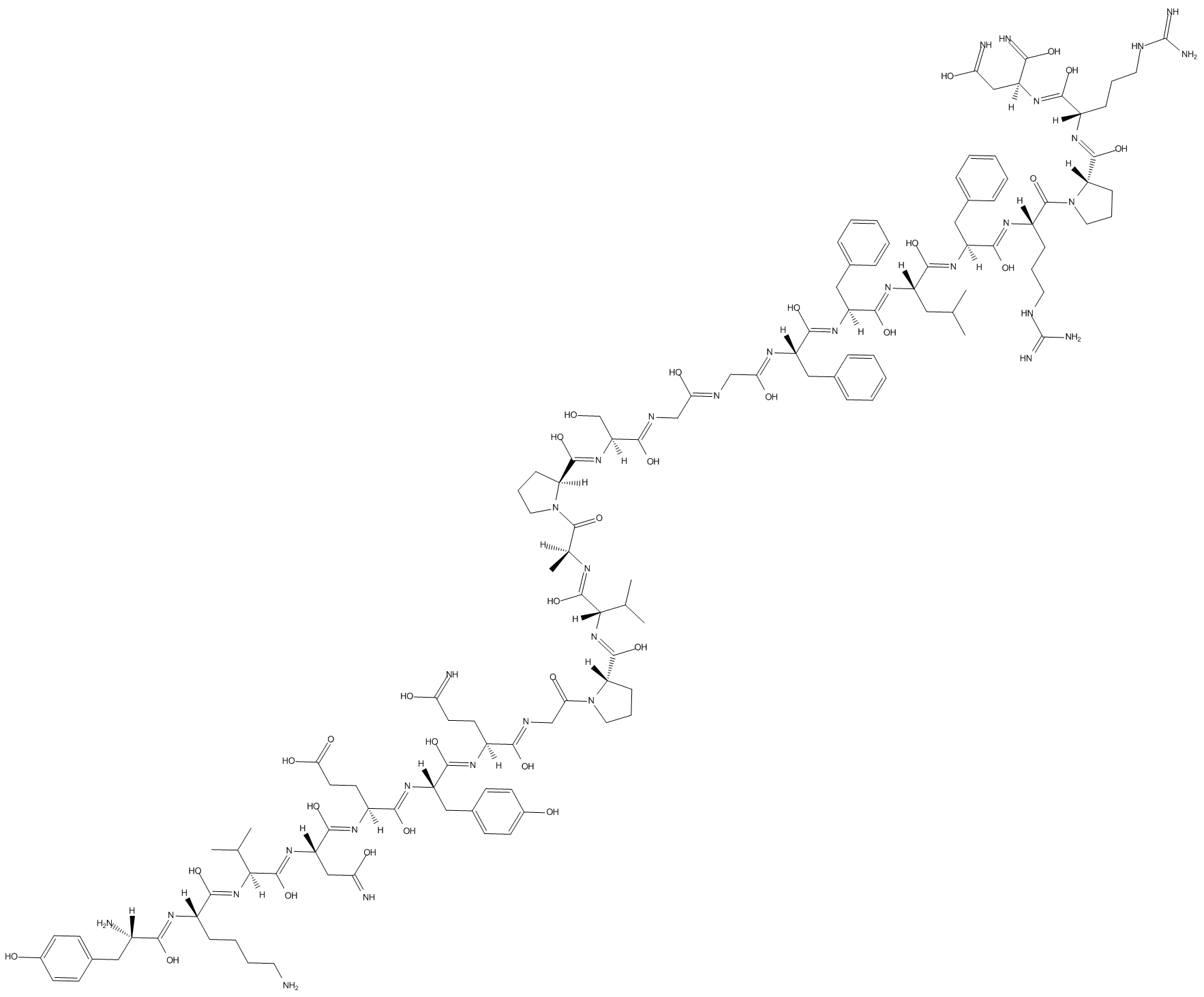 Neuromedin U (rat) Chemical Structure