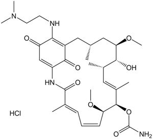 17-DMAG (Alvespimycin) HCl Chemical Structure