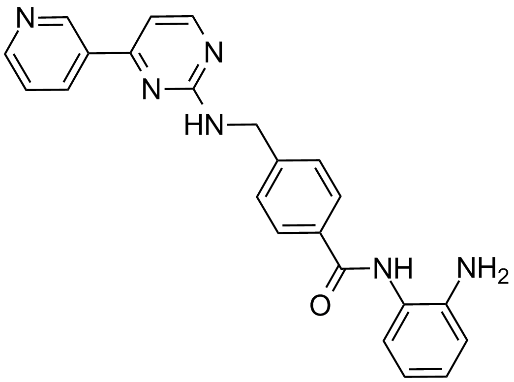 Mocetinostat (MGCD0103, MG0103) Chemical Structure