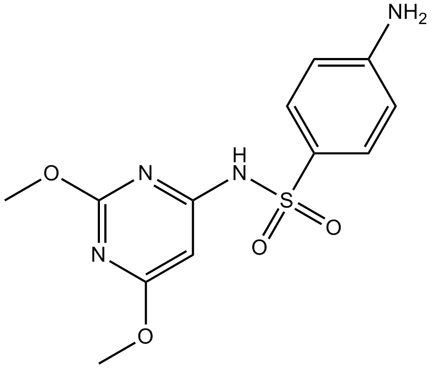 Sulfadimethoxine Chemical Structure