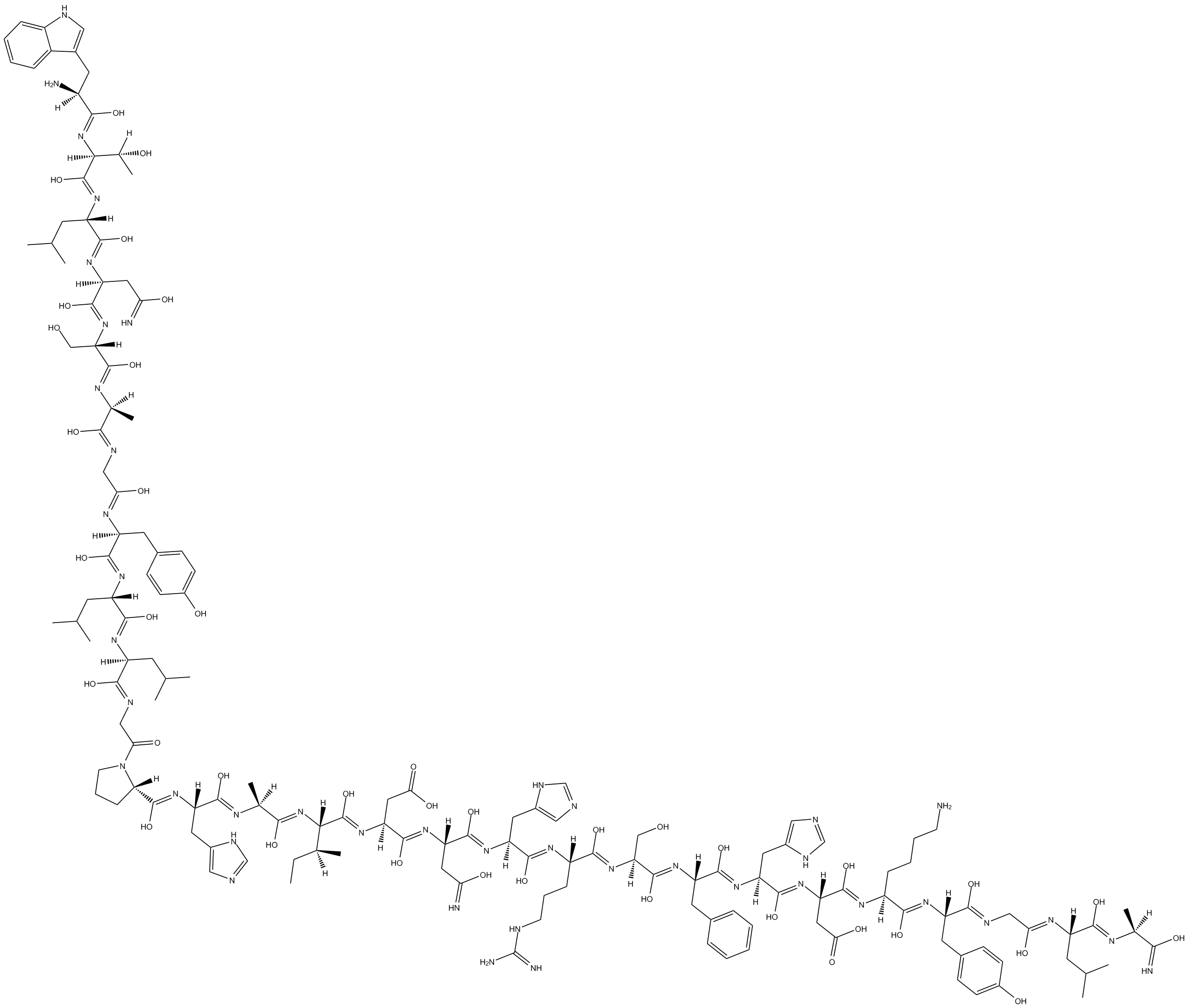Galanin (2-29) (rat) Chemical Structure