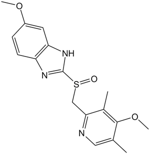 Omeprazole Chemical Structure