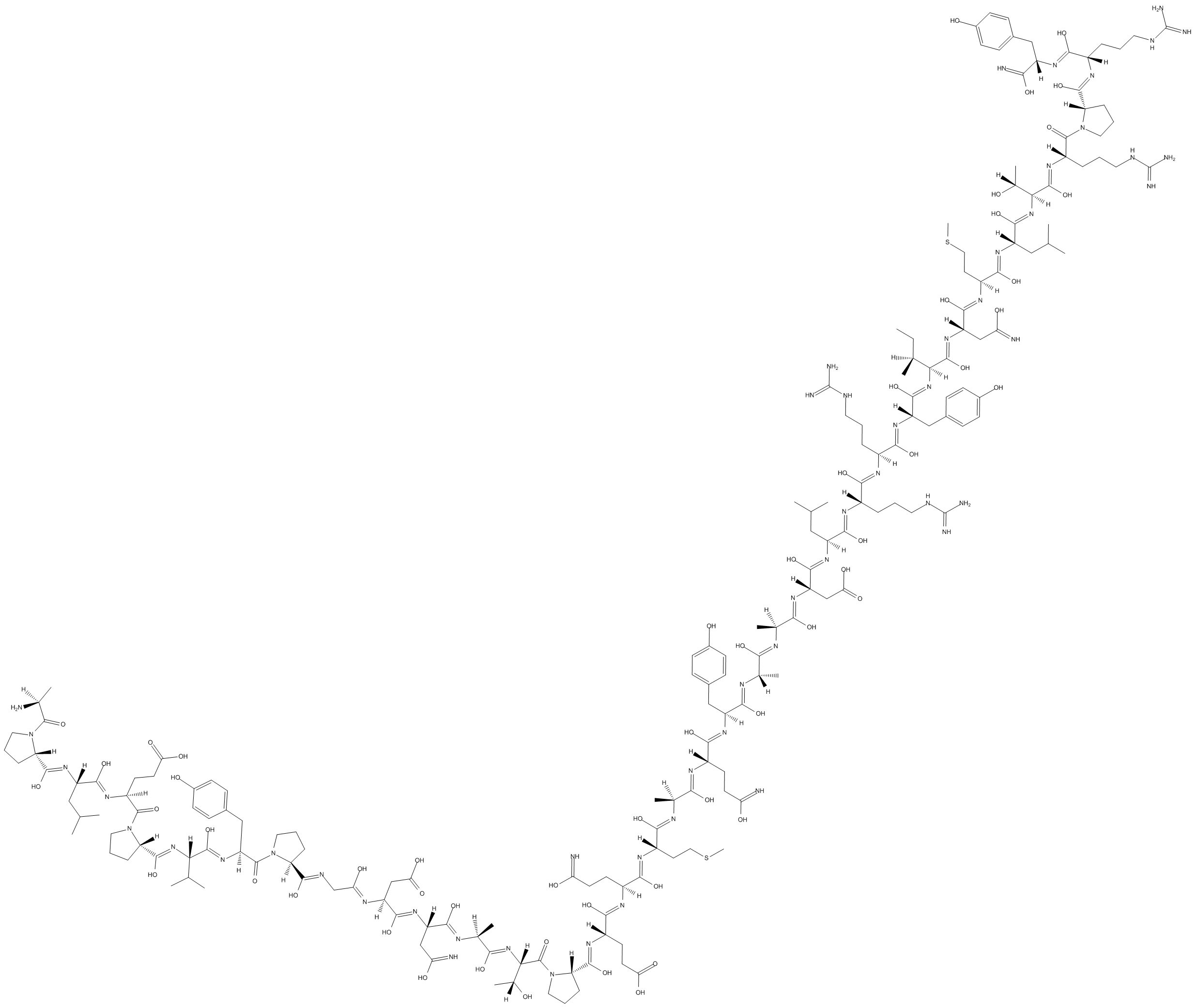 Pancreatic Polypeptide (human) Chemical Structure