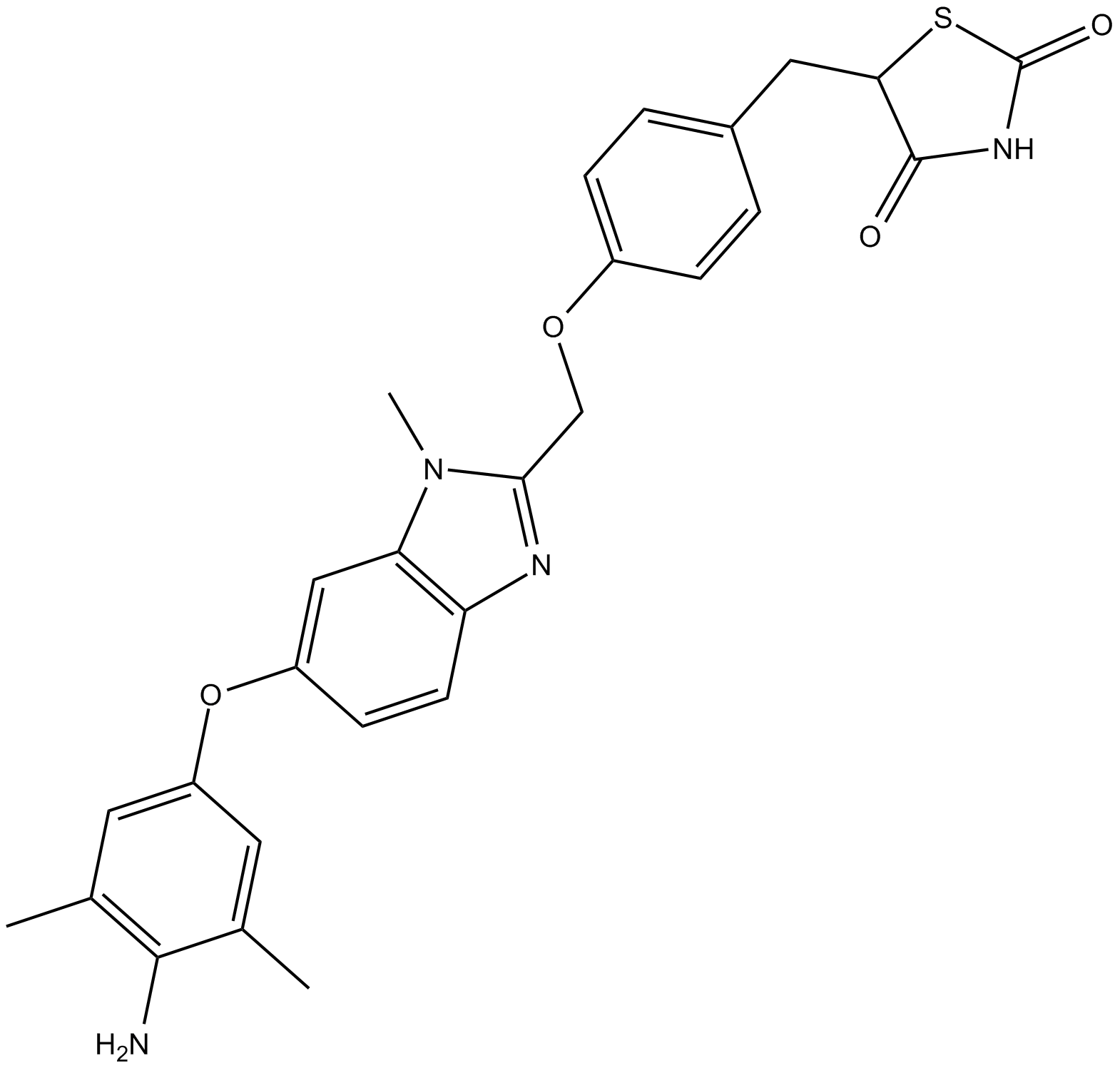 Inolitazone Chemical Structure