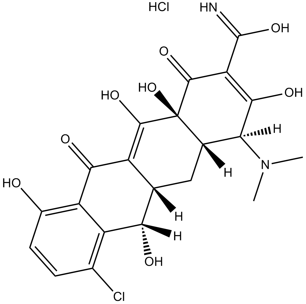 Demeclocycline hydrochloride Chemical Structure