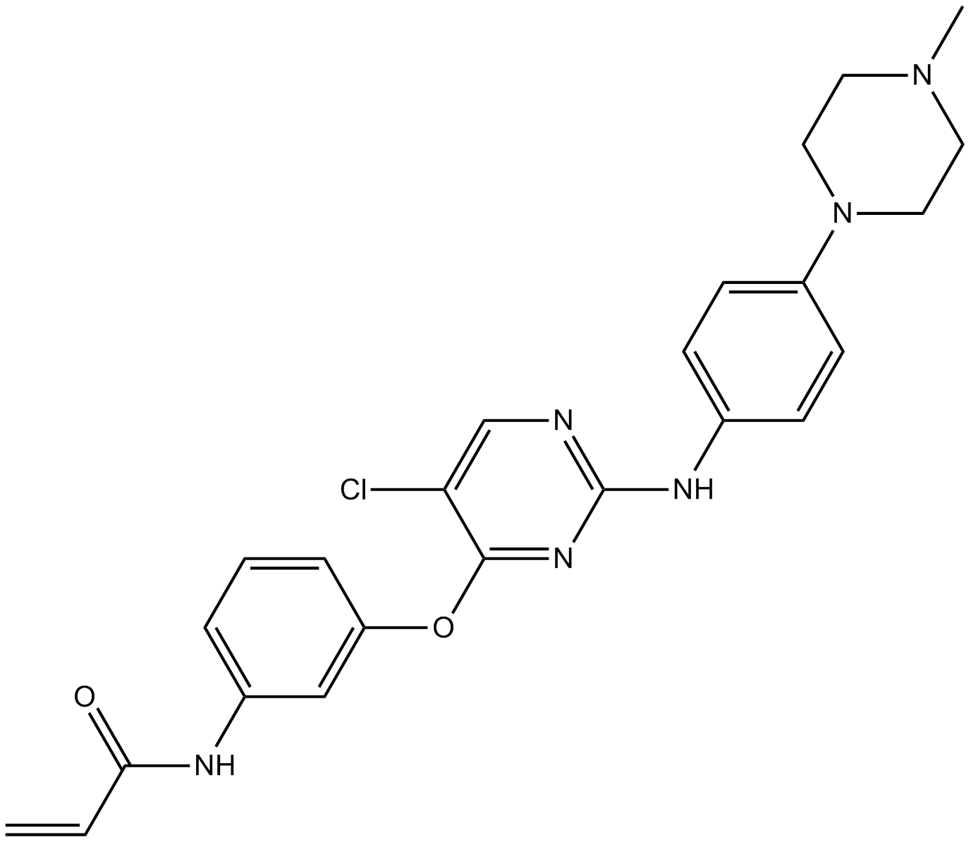 WZ3146 Chemical Structure