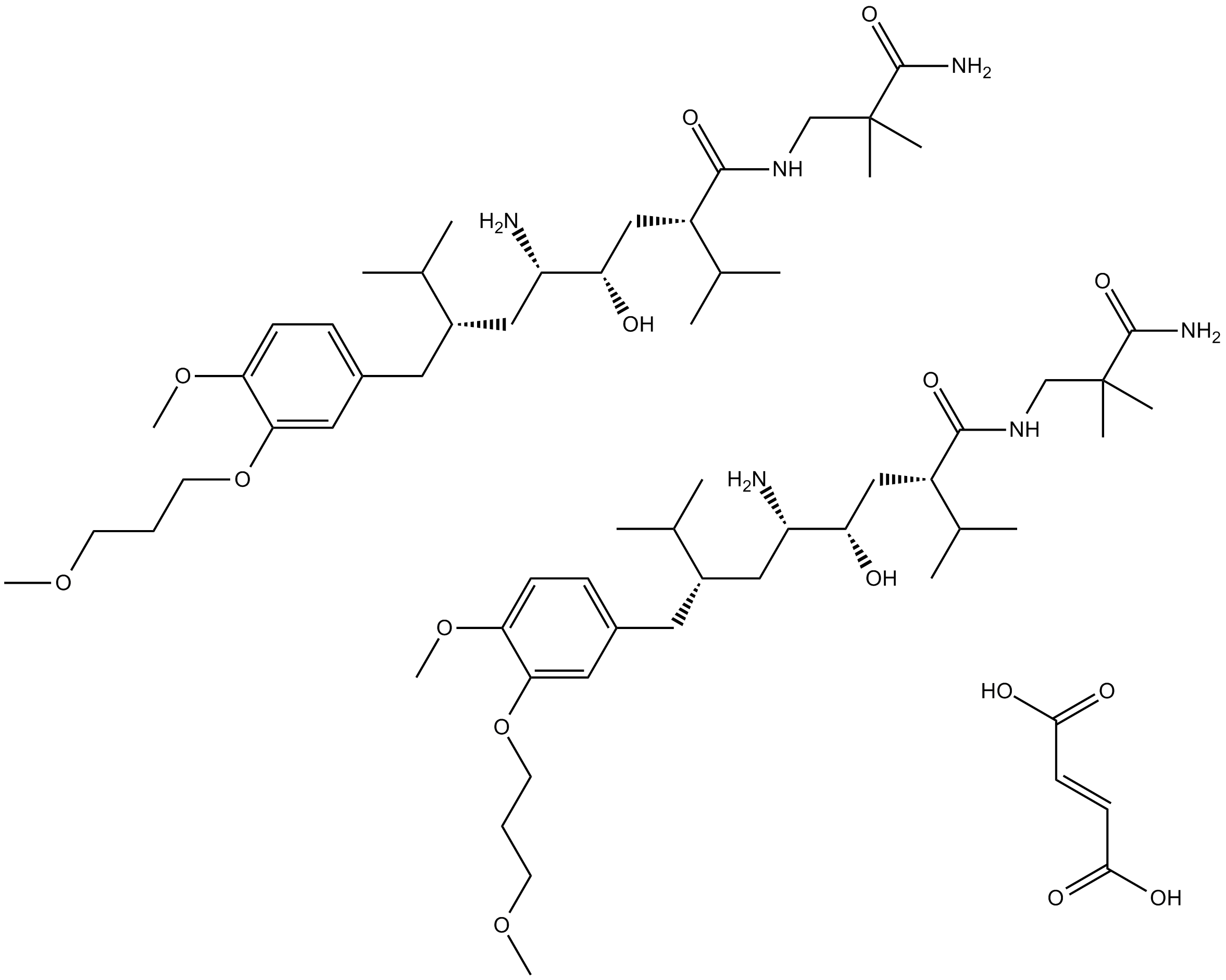 Aliskiren Hemifumarate Chemical Structure