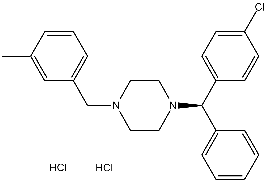 Meclizine 2HCl Chemical Structure
