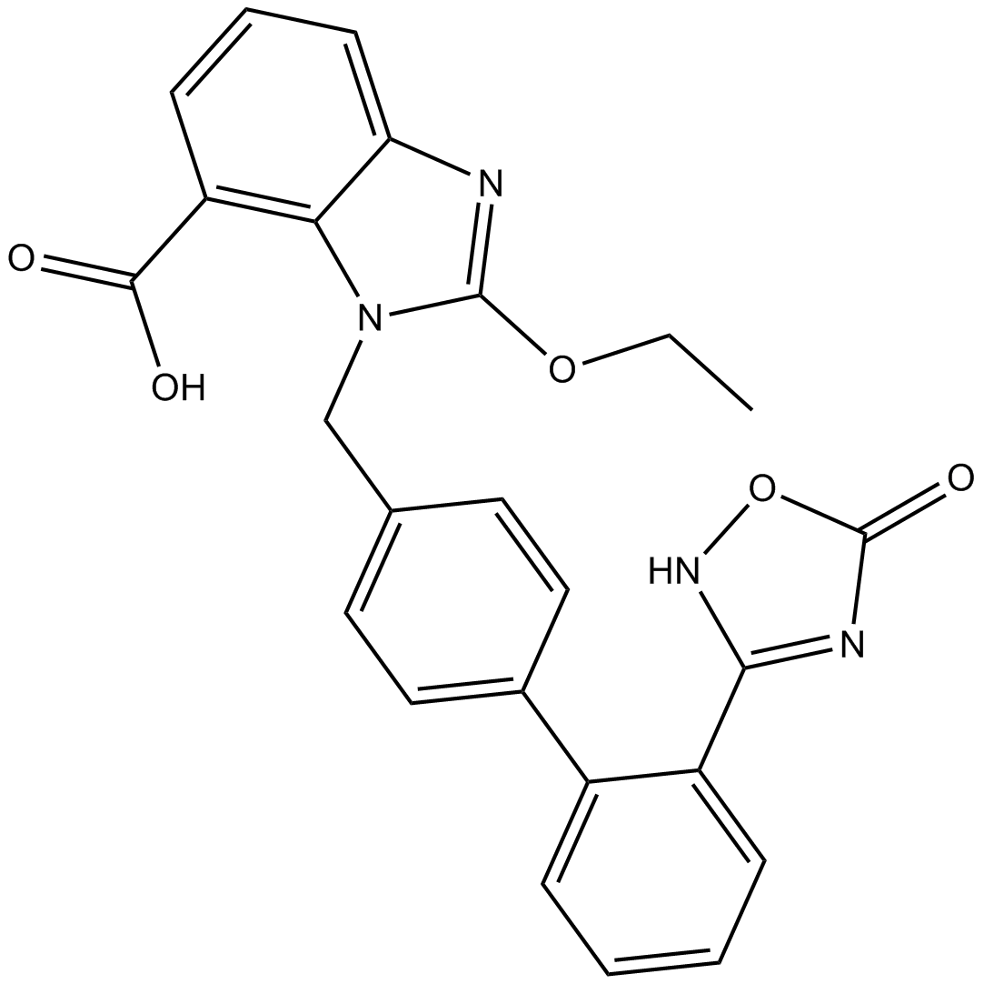 Azilsartan Chemical Structure