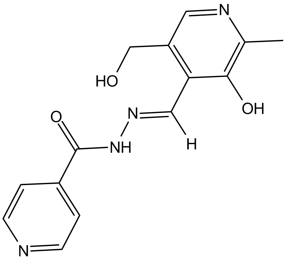Pyridoxal isonicotinoyl hydrazone Chemical Structure