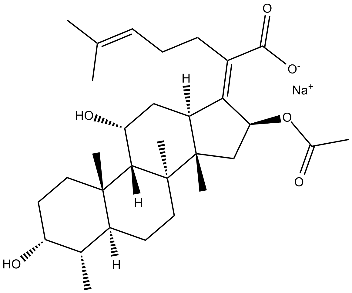 Fusidic Acid (sodium salt) Chemical Structure
