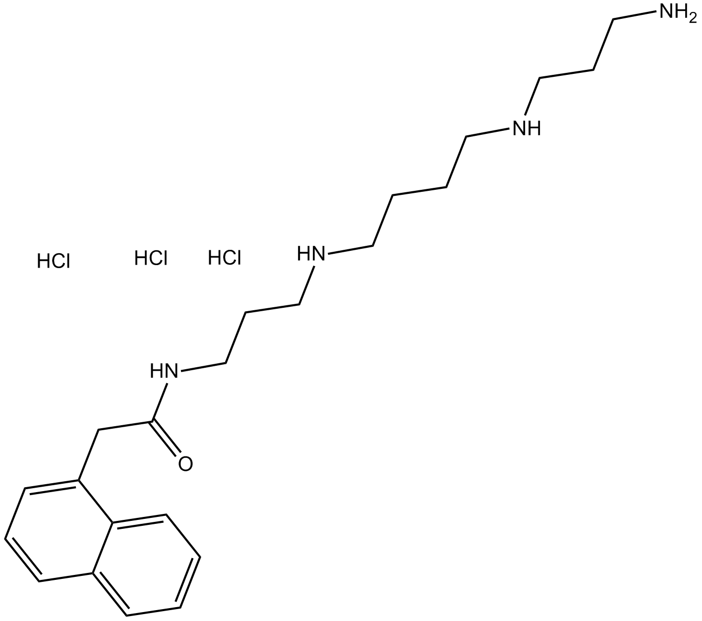 Naspm trihydrochloride Chemical Structure