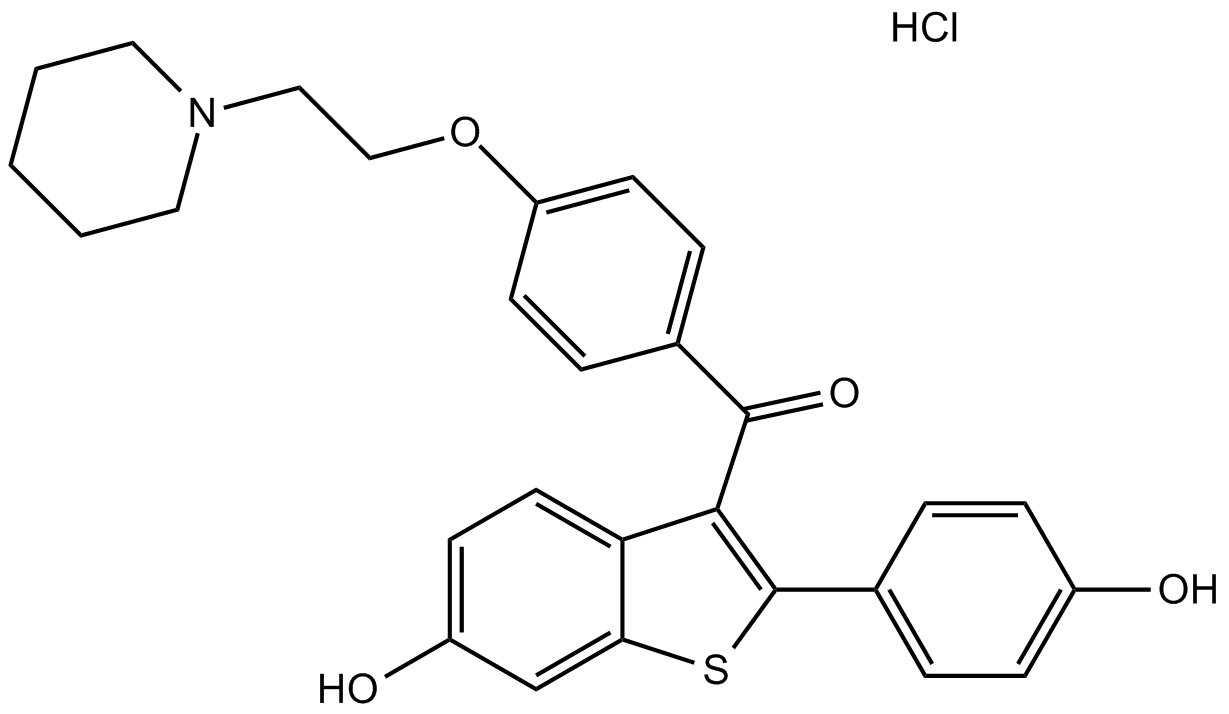 Raloxifene HCl Chemical Structure
