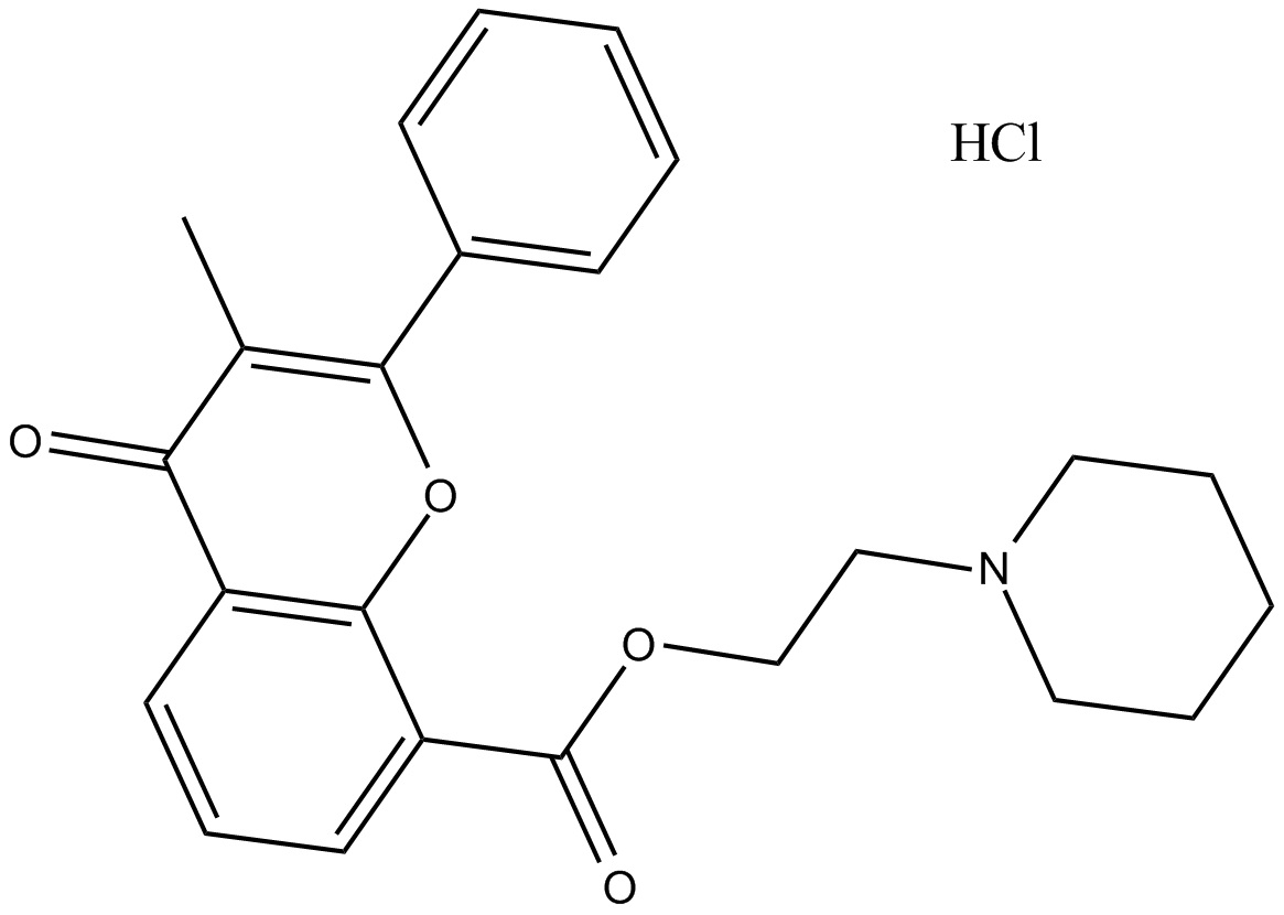 Flavoxate hydrochloride Chemical Structure