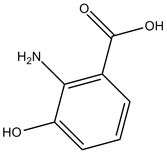 3-hydroxy Anthranilic Acid Chemical Structure