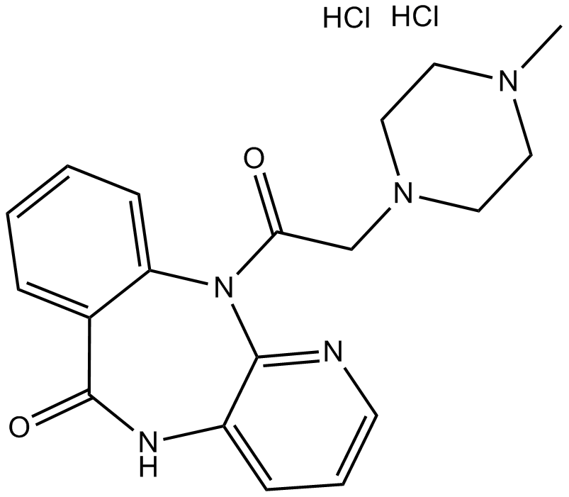 Pirenzepine dihydrochloride Chemical Structure