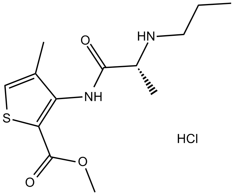 Articaine HCl Chemical Structure