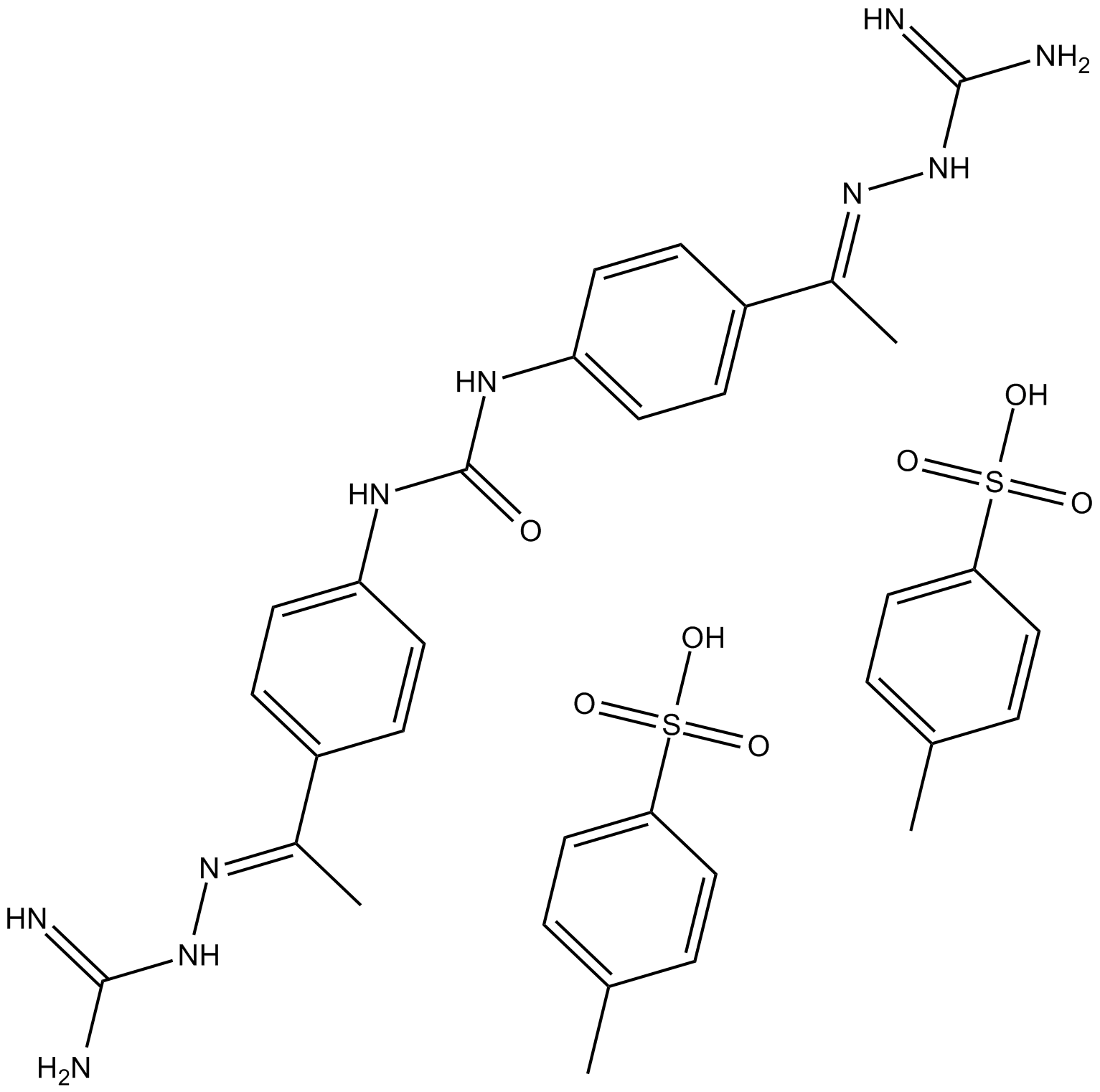NSC 109555 ditosylate Chemical Structure