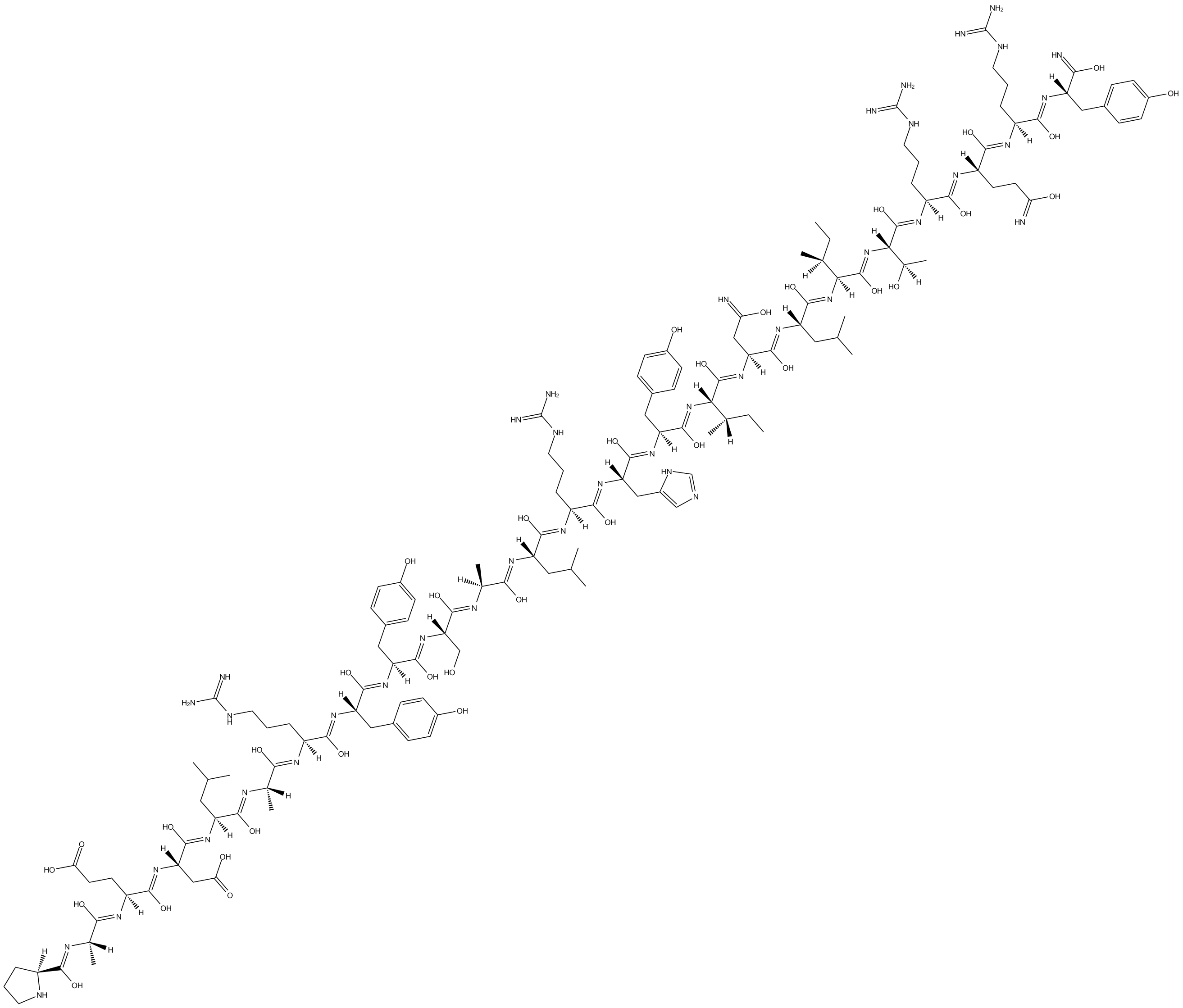 Neuropeptide Y 13-36 (porcine) Chemical Structure