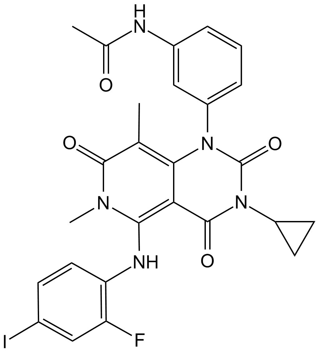 Trametinib (GSK1120212) Chemical Structure