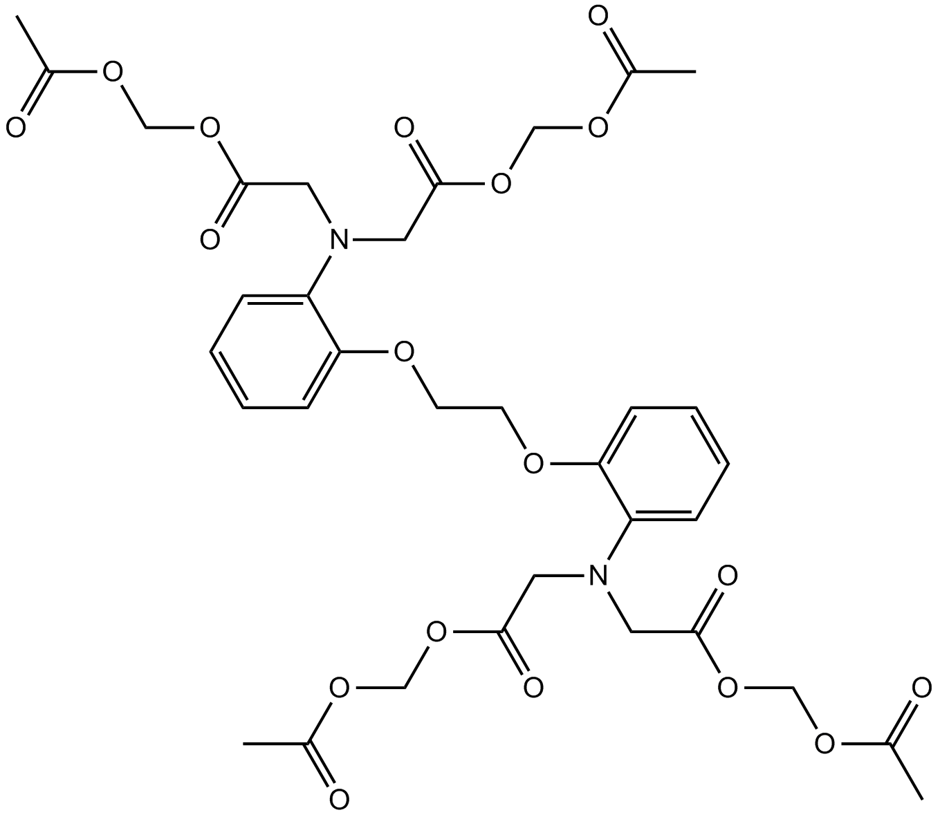 BAPTA-AM Chemical Structure