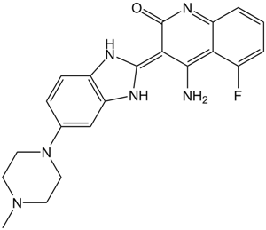 Dovitinib (TKI-258, CHIR-258) Chemical Structure