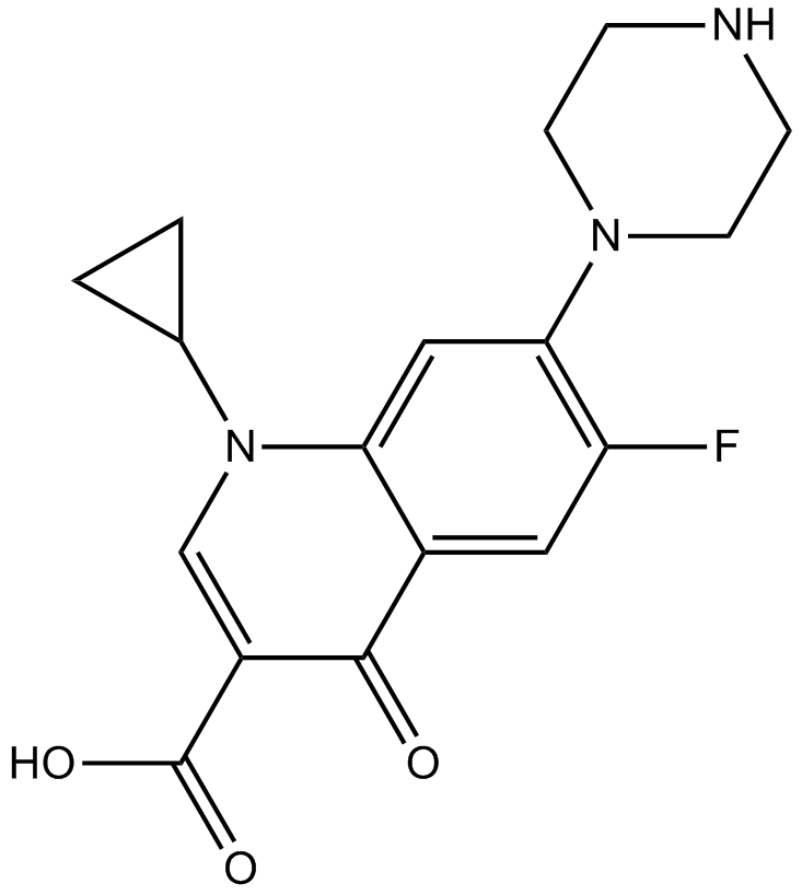 Ciprofloxacin Chemical Structure