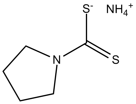 Pyrrolidinedithiocarbamate ammonium Chemical Structure