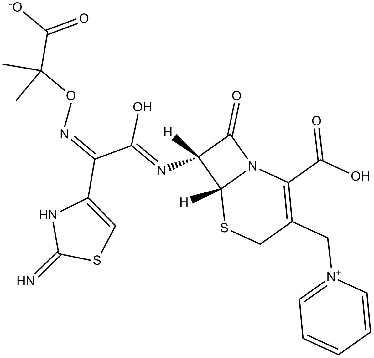 Ceftazidime Chemical Structure
