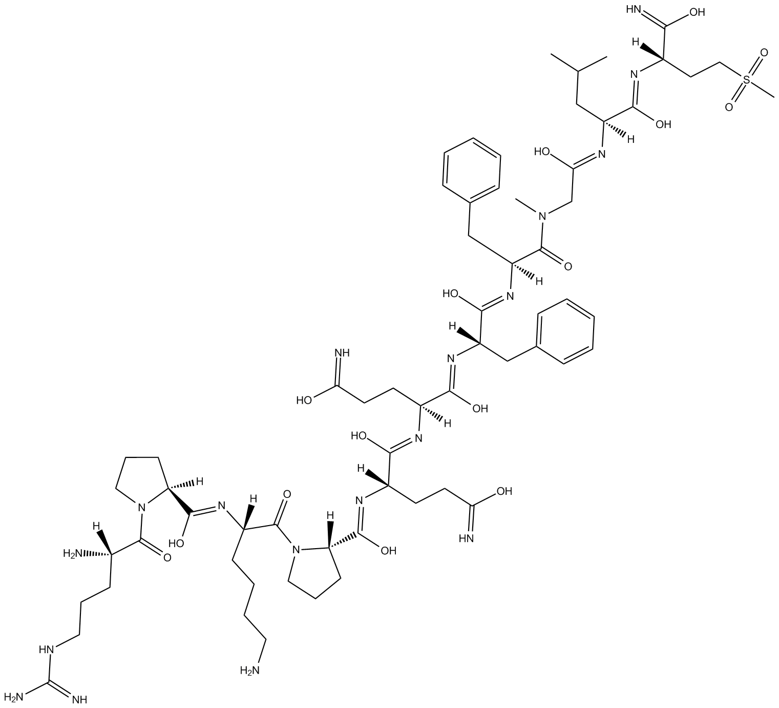 [Sar9,Met(O2)11]-Substance P Chemical Structure