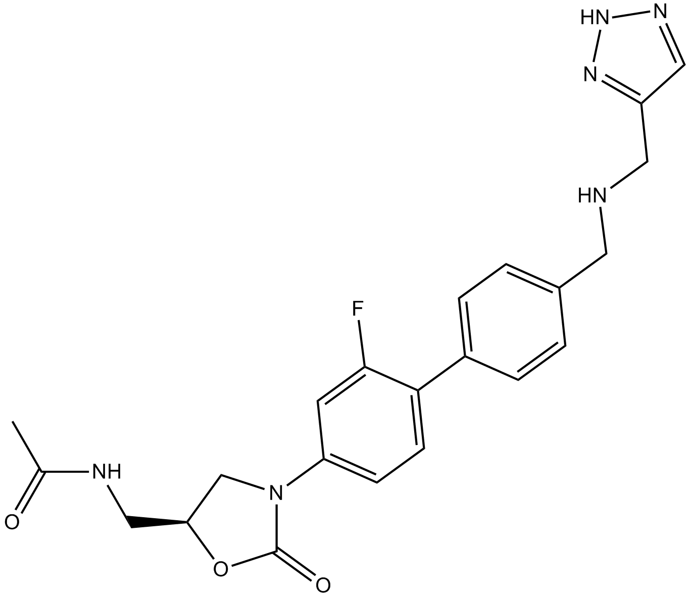 Radezolid Chemical Structure